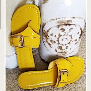 Antonio Melani Yellow Thong Sandal